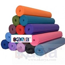 OkaeYa-Max2100 PVC Yoga Mat For Exercise And Meditation, 4Mm ,Multicolor Size 4 MM